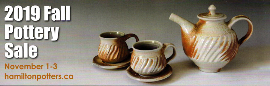 fall potttery sale reminder - hamilton potters guild
