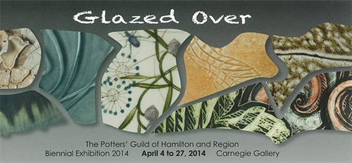 poster for the Potters' Guild Biennial Exhibition, 2014